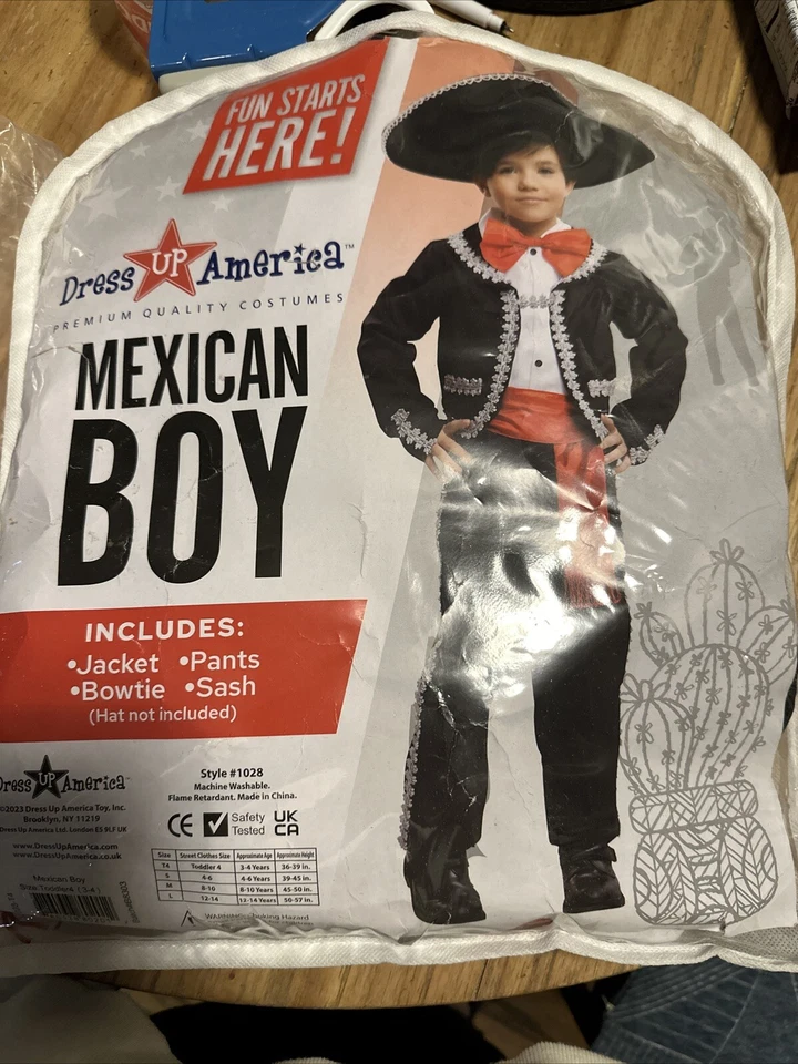 Fantasia tradicional mariachi para crianças Dress-Up-América - Vestir mexicano 3/4 - Imagem 1 de 4