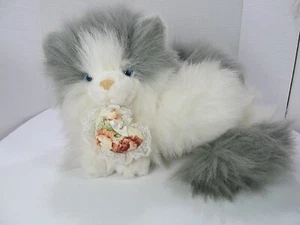 Ganz The Heritage Collection Plush Long Hair Cat Camille VTG Realistic 10" - Picture 1 of 9