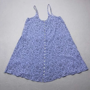 Other Stories & Minikleid mit Knopfleiste Blumendruck Träger blau US 10 - Bild 1 von 11