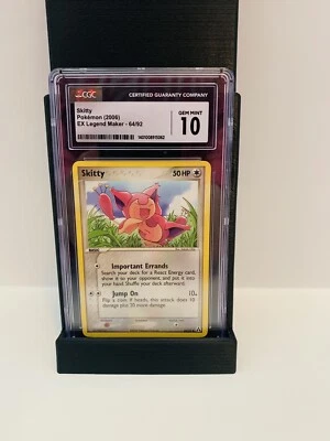 Pokemon 2006 EX Legend Maker SKITTY Reverse Holo SWIRL 64/92 - CGC 10 GEM MINT - Image 1 of 2