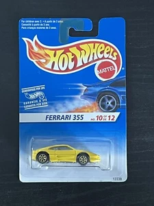 1995 HOT WHEELS FERRARI 355 #10/12 #13338 Rare International Full Card - Picture 1 of 1
