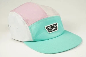 Vans 5 Panel Hat Checkwork Camper Painter Surfer Bicycle Hat Orchid Pastel - Picture 1 of 8