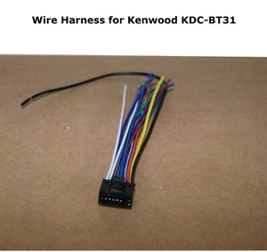 WIRE HARNESS FOR KENWOOD KDCBT31 KDC-BT31 FREE FAST SHIPPING - Picture 1 of 1