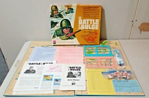Avalon Hill WWII Battle of the Bulge (1965 Ed) Box Fair %100 Complete PUNCHED - Picture 1 of 7