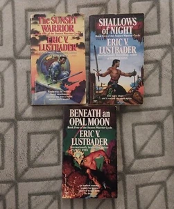 3 Books Eric V. Lustbader - Sunset Warrior + Shallows Night + Beneath Opal Moon. - Picture 1 of 14
