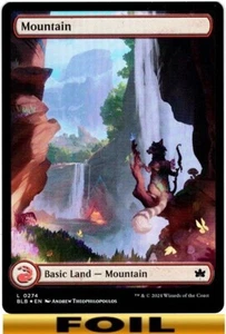 1x - MOUNTAIN - #274 - FOIL FULL ART - Bloomburrow - NM MTG - Picture 1 of 1