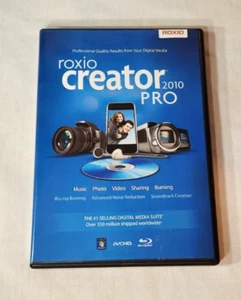Roxio Creator 2010 Pro PC DVD Musik Foto Video Suite Tool BOX mit Schlüssel - Bild 1 von 4