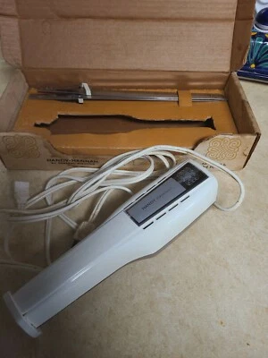 RARO Cuchillo de Rebanada Electrónico Hannah Práctico De Colección GE Crema/Marrón Talla Foto 1 de 4