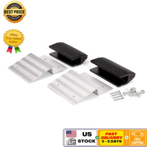 Tooling Truck and Trailer Loading Ramp Kit Aluminum Brackets and Rubber Feet - Picture 1 of 6