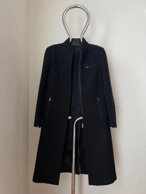 PRADA FW1999 Vintage Rare Leather Piping Coat Size 40 - Image 1 of 4