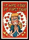 1960 Topps Funny Valentines #10A It Was Love at First Sight NM