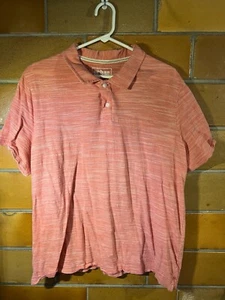 Urban Pipeline Polo Shirt Mens 2XL Casual Salmon Short Sleeve Shirt - Picture 1 of 3