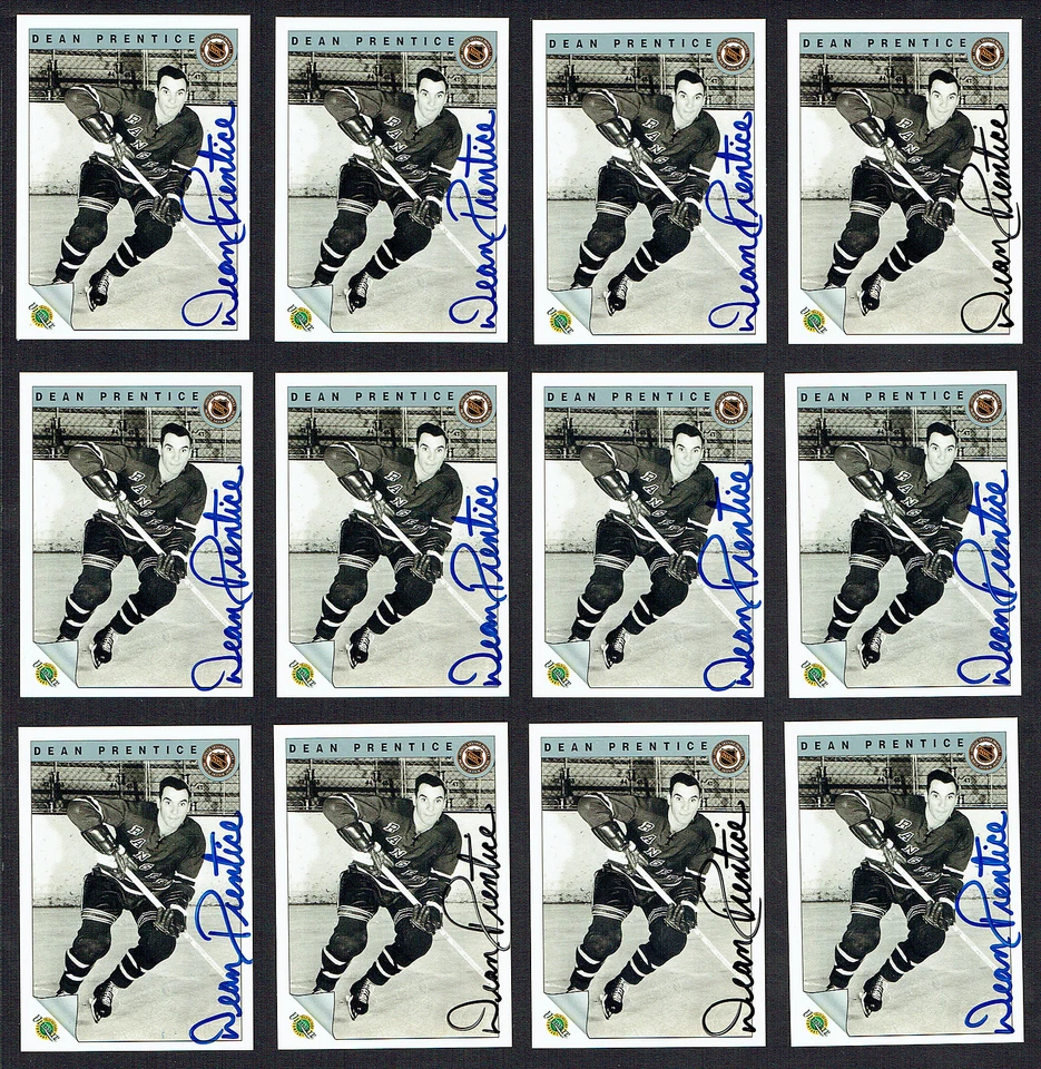 Dean Prentice #27 signed autograph 1992 Ultimate Original Six Hockey Card (12) - Image 1 of 1
