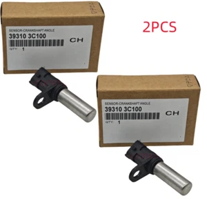 2PC Crankshaft Position Sensor For Hyundai Santa Fe Kia Sorento 3.3L 3.8L - Picture 1 of 9