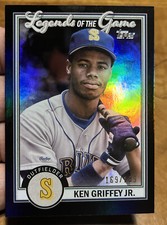 2023 Topps Series 2 Ken Griffey Jr Legends of the Game Insert BLACK 169/299 LG-4