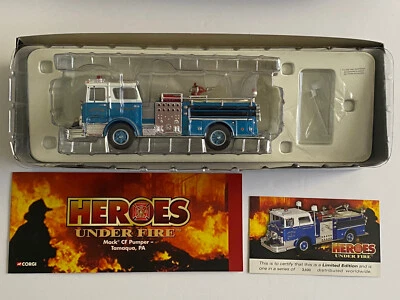 CORGI Heros Under Fire-Mack CF Pumper Tamaqua PA Fire Department 1:50 US52009 - Image 1 of 4
