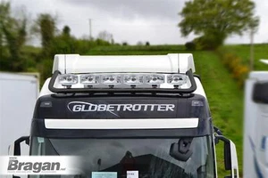 Barra tetto da montare Volvo FM5 Globetrotter XL 21+ accessori acciaio inox NERO - Foto 1 di 3