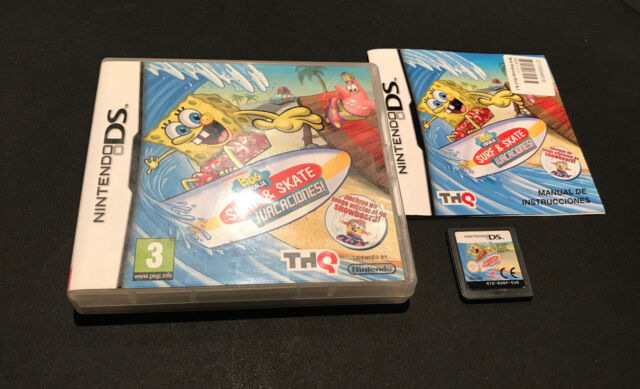 Spongebob's Surf And Skate Roadtrip Nintendo DS (Seminovo) (Jogo