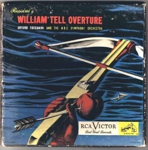 Arturo Toscanini NBC Symphony Orchestra 45 rpm William Tell 2 Discs Red Vinyl - Picture 1 of 2