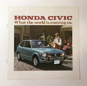 1975 Honda Civic Vintage Original Car Sales Brochure Catalog - US Seller - Picture 1 of 2