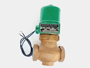 MAGNATROL VALVE 18A44 -H Bronze Solenoid Valve 120 Volt, 1" NC, 110 PSI # NEW - Picture 1 of 6