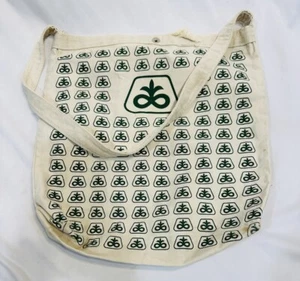 Vintage Pioneer Seed Canvas Bag 16x14” Reusable Grocery Book Bag Farm Ranch - Picture 1 of 10