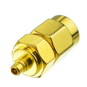 SMA-MMCX adapter SMA Plug male to MMCX male Plug straight RF Adapter connector - Picture 1 of 4