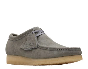 Clarks Originals Wallabee Grau Wildleder Herren Freizeitschuhe 26170535 - Bild 1 von 1