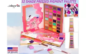 Amor us Enchanted Sky Eyeshadow Palette - 32 Pressed Pigmented Colors USA SELLER - Picture 1 of 12