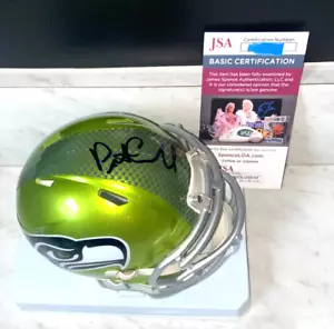 COACH PETE CARROLL SIGNED SEATTLE SEAHAWKS FLASH FOOTBALL MINI HELMET USC JSA B - Picture 1 of 2