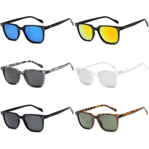 Mens Classic Retro Vintage Sunglasses Womens Ladies 80s Fashion UV400 Glasses - Picture 1 of 13