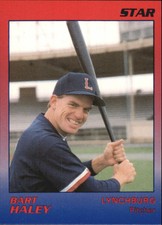 1989 Lynchburg Red Sox Star #10 Bart Haley