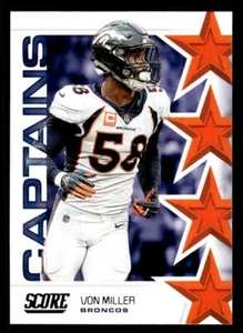 Von Miller 2019 Score #C-7 Captains Denver Broncos - Picture 1 of 2
