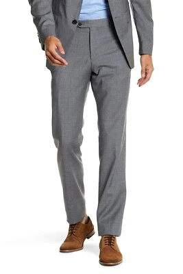 Jack Spade Warren Fit Gray Check Wool Trouser Dress Pants Mens 30 Unhemmed $248 - Image 1 of 4