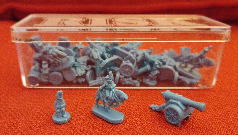 Risk 1998/ 1999 Board Game Hasbro Complete Replacement Army Dark Gray/ Blue - Image 1 of 1