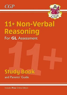 11+ GL Non-Verbal Reasoning Study Book (with Parents' Guide & On... by CGP Books - Image 1 of 2