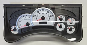 0 Miles 2003 04 2005 Hummer H2 Instrument Speedometer Cluster w/ new Lens Reman - Picture 1 of 11