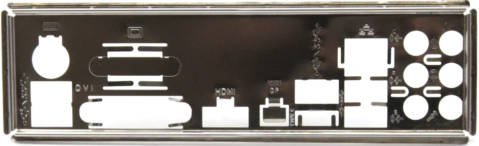 Biostar Racing X370GT5 - Blende - Slotblech - IO Shield   #335226 - Bild 1 von 1