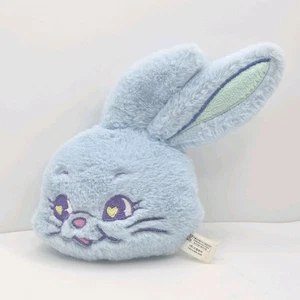 NewJeans Tokki Fluffy Keyring Blue Bunby Rabbit Head Gear Mascot K-Pop - Picture 1 of 7