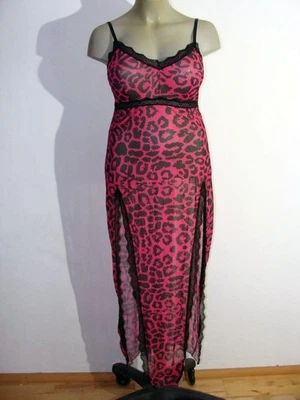 Sexy Transparentes Chiffon Look Negligee Leo Look und Spitze Größe 50 / 4XL - Bild 1 von 4