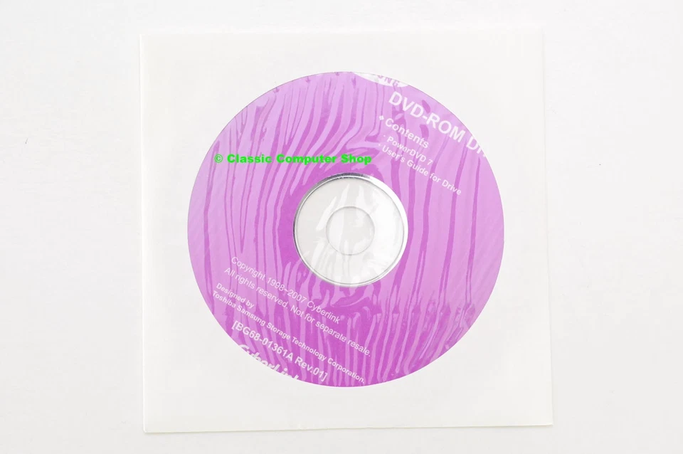 Cyberlink PowerDVD 7 - for Samsung DVD-ROM drive - Bild 1 von 1