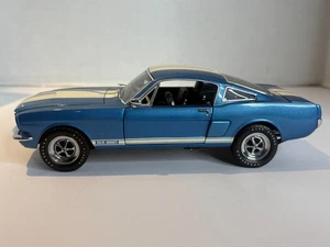 Franklin Mint 1966 Shelby Mustang GT-350 Limited Edition COA/Box Sapphire Blue - Picture 1 of 13