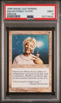 Enlightened Tutor - Mirage - MTG - Mint - PSA 9. POP 21. More MTG in Store - Image 1 of 2
