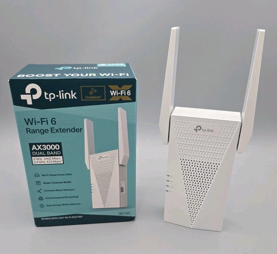 Router OneMesh extensor de alcance WiFi 6 TP-Link AX3000   Foto 1 de 1