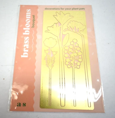 Otro estudio maceta decoración latón flores ramo interior decoración plantas Foto 1 de 4