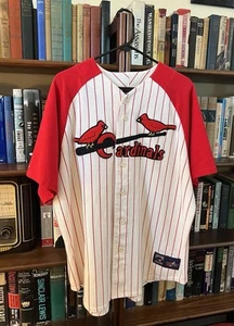 ST. LOUIS CARDINALS Majestic Cooperstown Collection Nadelstreifen Trikot Herren XL - Bild 1 von 10