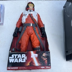 Star Wars Episode VII 18" Poe Dameron Figure Jakks Pacific Lucasfilms New In Box - Picture 1 of 8