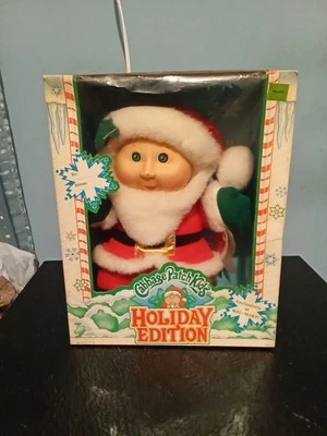 vintage 1992 Hasbro Collectable Toy Cabbage Patch Kids Holiday Edition Santa Dol - Image 1 of 4