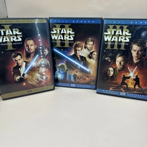 Star Wars Prequel Trilogy (DVD 6-Disc Set) Episode 1 2 3 - Picture 1 of 9