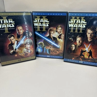 Star Wars Prequel Trilogy (DVD 6-Disc Set) Episode 1 2 3 - Image 1 of 4